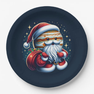 Jupiter Jolly Old St. Nick Santa Claus Astrologie Pappteller