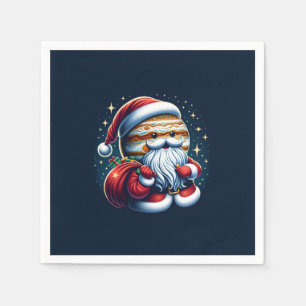 Jupiter Jolly Old St. Nick Weihnachtsmann Astrolog Serviette