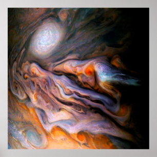 Jupiter-Jupiter-Jupiter-Wolken im Norden Poster