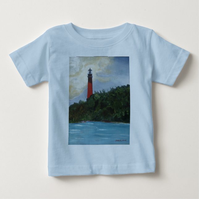 Jupiter-Leuchtturm Baby T-shirt (Vorderseite)