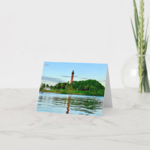 Jupiter Lighthouse Note Card Dankeskarte