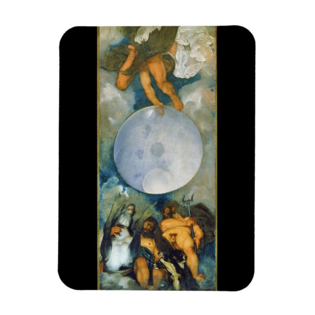 Jupiter Neptun und Pluto von Caravaggio im Jahr 15 Magnet (Vertikal)