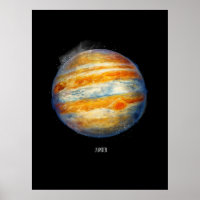 Jupiter Planet Artwork - Cosmic Space Illustration