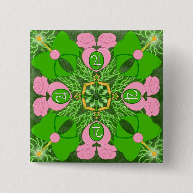 Jupiter-Prinzessin Button (Vorderseite)