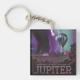 Jupiter Reise mit dem Heißluftballon unter den str Schlüsselanhänger