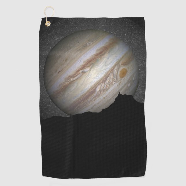 Jupiter Space Golfhandtuch (Vorderseite)