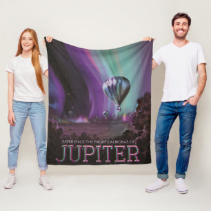Jupiter Travel by Hot Air Ballon Bighty Auroras Fleecedecke