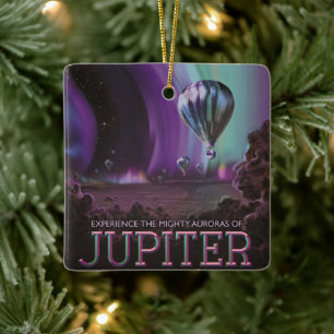 Jupiter Travel by Hot Air Ballon Bighty Auroras Keramikornament