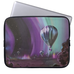 Jupiter Travel by Hot Air Ballon Bighty Auroras Laptopschutzhülle