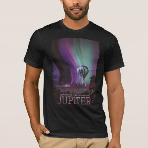 Jupiter Travel by Hot Air Ballon Bighty Auroras T-Shirt