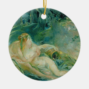 Jupiter und Callisto, nach einer Malerei von Keramikornament