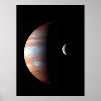 Jupiter und Io Poster