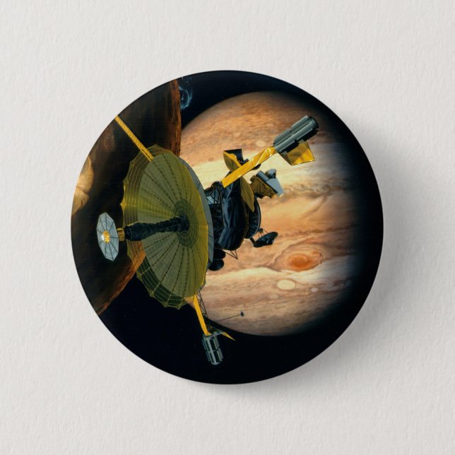 Jupiter und Lo Galileo-Sonde Button (Vorderseite)