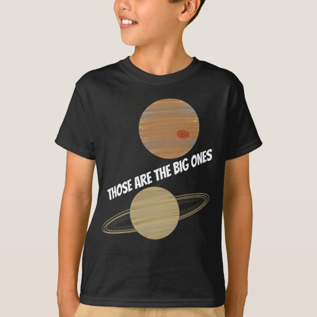Jupiter und Saturn T-Shirt (Vorderseite)