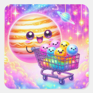 Jupiter und seine Monde Aufkleber