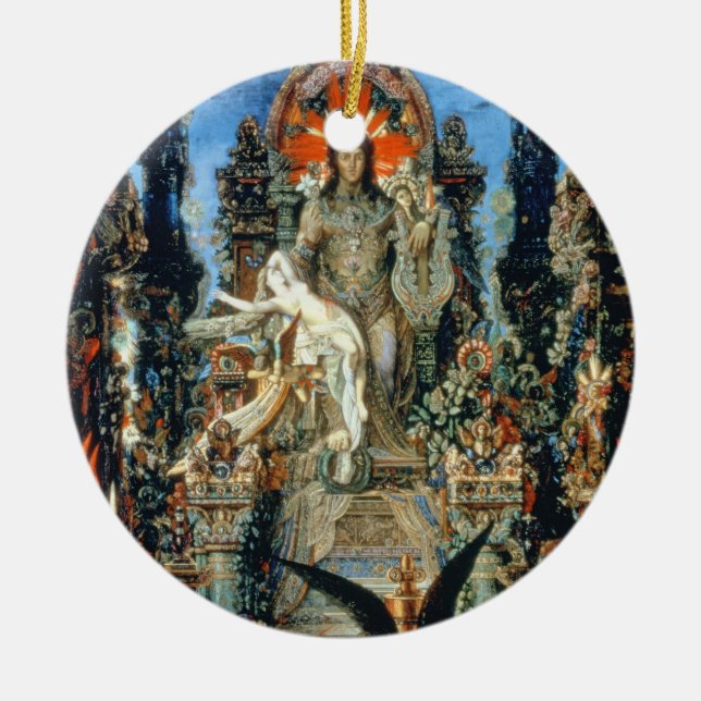 Jupiter und Semele, 1894-95 (Öl auf Leinwand) Keramik Ornament (Vorne)