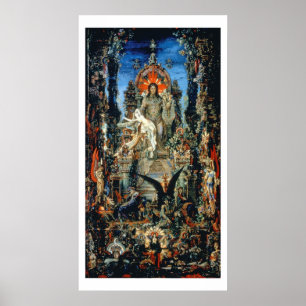 Jupiter und Semele, 1894-95 (Öl auf Leinwand) Poster