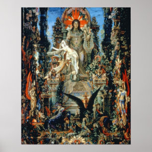 Jupiter und Semele, 1894-95 (Öl auf Leinwand) Poster