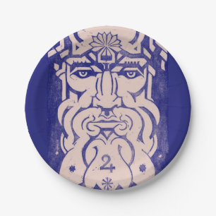 Jupiter Zeus King of Gods Griechische Mythologie B Pappteller