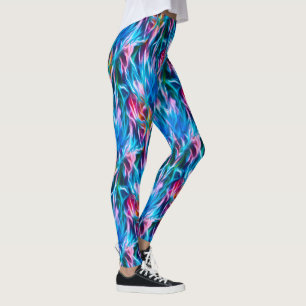 Jupiterianische Nachtflora in der Dämmerung Leggings