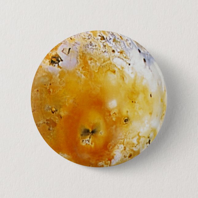Jupitermond Io Button (Vorderseite)