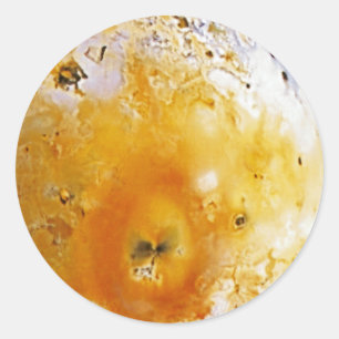 Jupitermond Io Runder Aufkleber