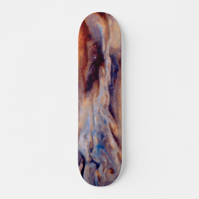 Jupiter's Great Red Spot - NASA Voyager Foto Skateboard (Vorne)