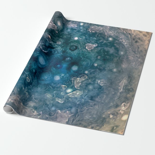 JUPITERS SÜDLICHE POLE GESCHENKPAPIER (Ungerollt)