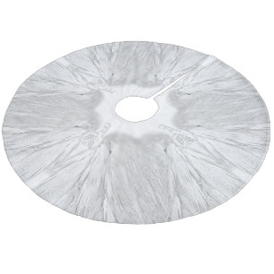 Jupon De Sapin En Molleton ANGE AILES Blanc Céleste Holly Monogramme