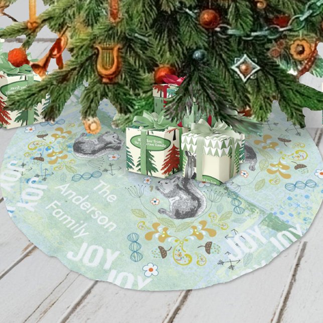 Jupon De Sapin En Molleton Bois Créations Écorce Noël (Créateur téléchargé)