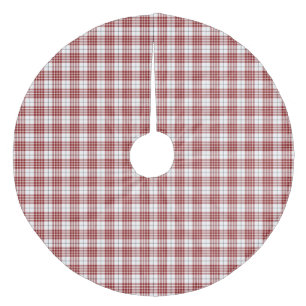 Jupon De Sapin En Molleton Buchanan tartan rouge blanc plaid