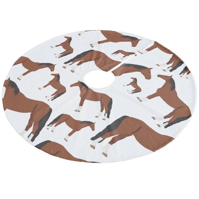 Jupon De Sapin En Molleton Cheval Design (Angle)