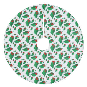 Jupon De Sapin En Molleton Christmas Holly