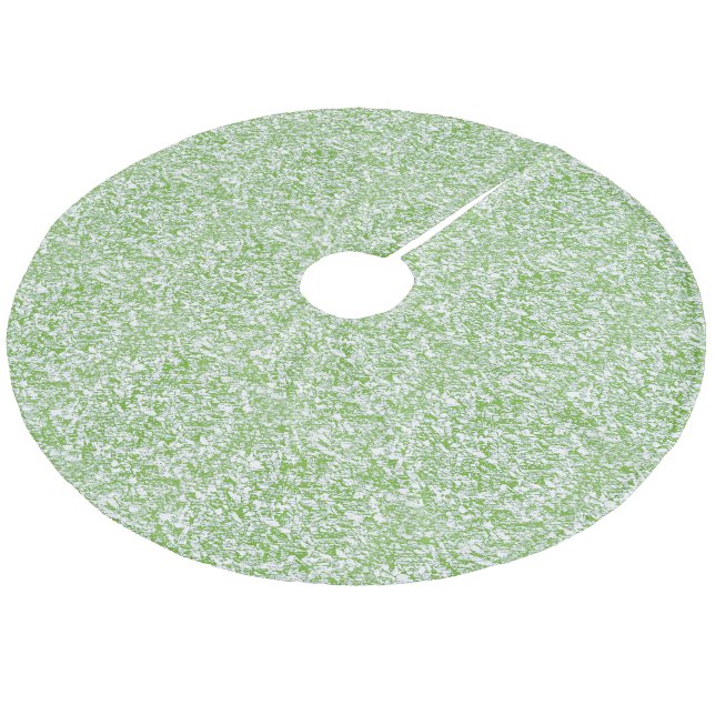 Jupon De Sapin En Molleton Herbe couverte par le gel (Angle)