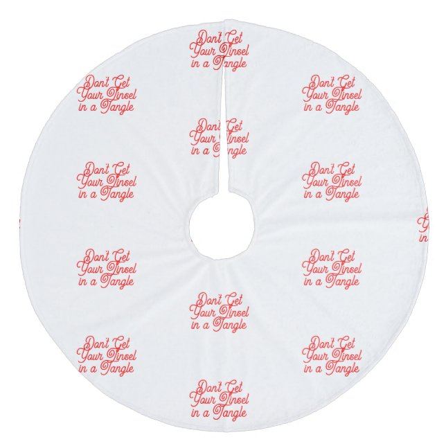 Jupon De Sapin En Molleton Jupe Tinsel Tangle Tree (Devant)