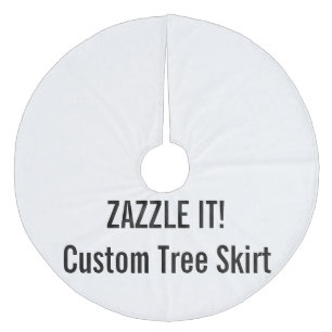 Jupon De Sapin En Molleton Modèle fait sur commande de blanc de jupe d'arbre