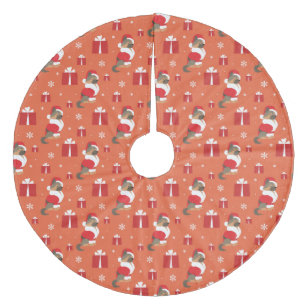 Jupon De Sapin En Molleton Noël Berger Allemand Et Présente Motif