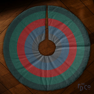 Jupon De Sapin En Molleton Simple Chic Noël Chaleureux et confortable rayé