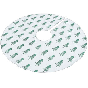 JUPON DE SAPIN EN POLYESTER BROSSÉ 