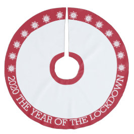 Jupon De Sapin En Polyester Brossé 2020 l'année du blocage