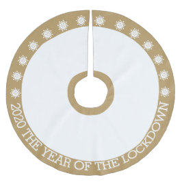 Jupon De Sapin En Polyester Brossé 2020 l'année du blocage