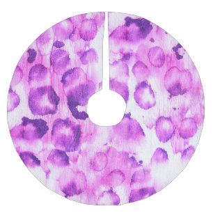 Jupon De Sapin En Polyester Brossé Aquarelle Cheetah : Poster de animal clair.