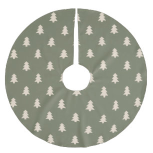 Jupon De Sapin En Polyester Brossé Arbre de pin minimaliste Neutre Boho Maison de cam