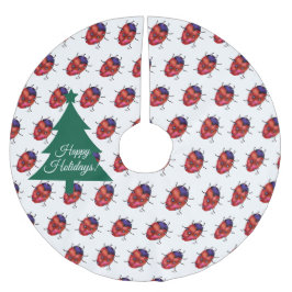 JUPON DE SAPIN EN POLYESTER BROSSÉ ART LADYBUG