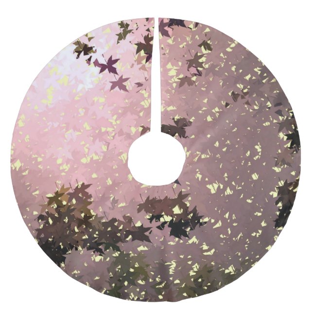 JUPON DE SAPIN EN POLYESTER BROSSÉ AUTOMNE (Devant)