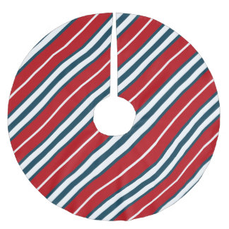 Jupon De Sapin En Polyester Brossé Bandes nautiques