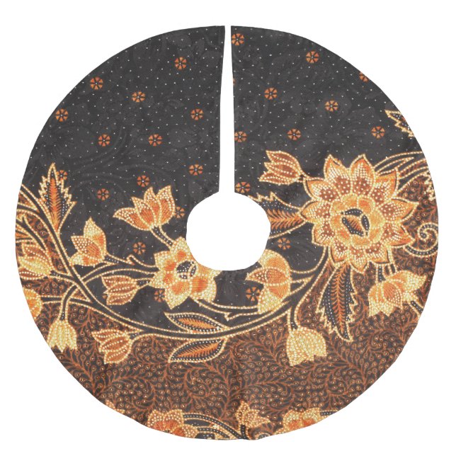 Jupon De Sapin En Polyester Brossé Batik indonésien beauté (Devant)