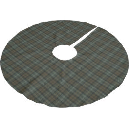 Jupon De Sapin En Polyester Brossé Black Watch Tartan écossais Patiné