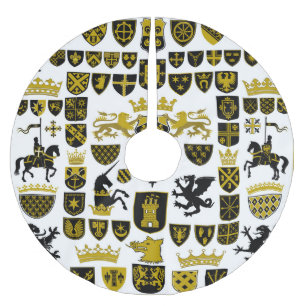 Jupon De Sapin En Polyester Brossé Blasons de blasonnerie, dessins symboliques.