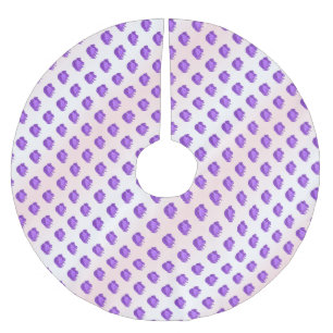 Jupon De Sapin En Polyester Brossé Bleurres et crème ITD